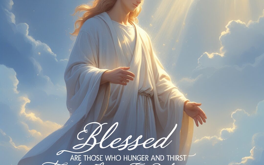 Blessed are those who hunger and thirst for righteousness, For they shall be filled