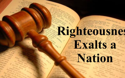 Righteousness exalts!